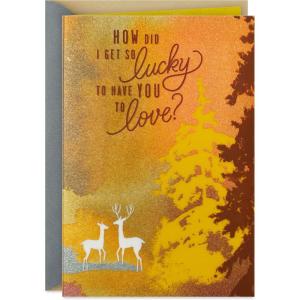 Hallmark Birthday Card for Husband or Boyfriend (Deer)(Deer)