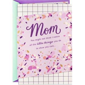 Hallmark Birthday Card for Mom (Little Things)(Little Things)