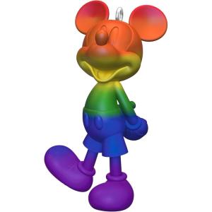 Hallmark Keepsake Christmas Ornament 2024, Disney Mickey Mouse Rainbow Mickey, Gifts for Disney Fans(Rainbow Mickey)