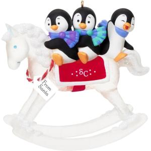 Hallmark Keepsake Christmas Ornament 2025, A Gift from Santa, Gifts for Penguin Lovers(A Gift from Santa)