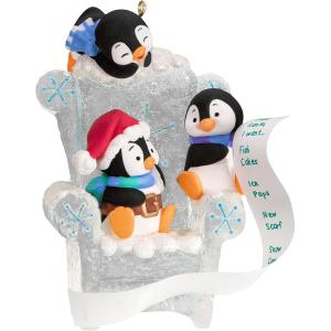 Hallmark Keepsake Christmas Ornament 2025, A Gift from Santa, Gifts for Penguin Lovers(Long Letter to Santa Penguin)