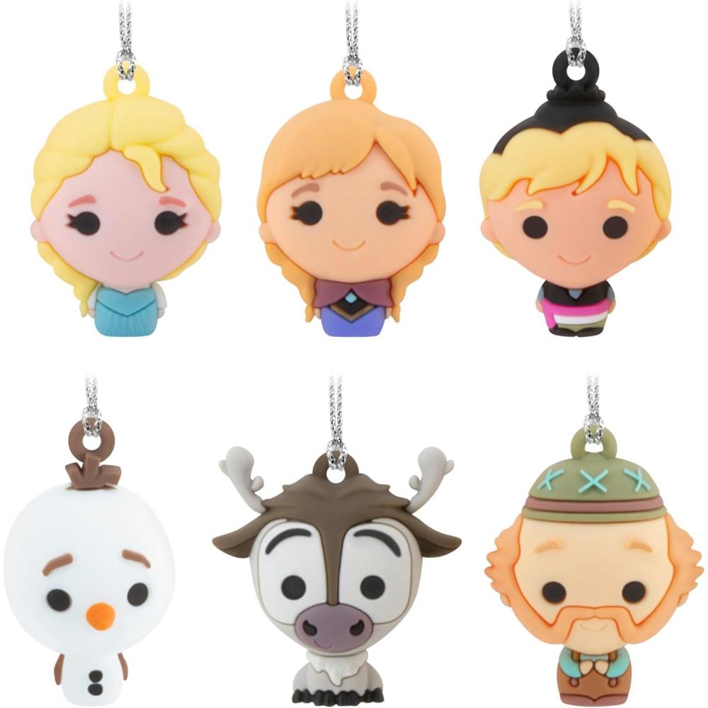 imageHallmark Disney Frozen Mini Christmas Ornaments Shatterproof Set of 6 Gifts for Disney Fans