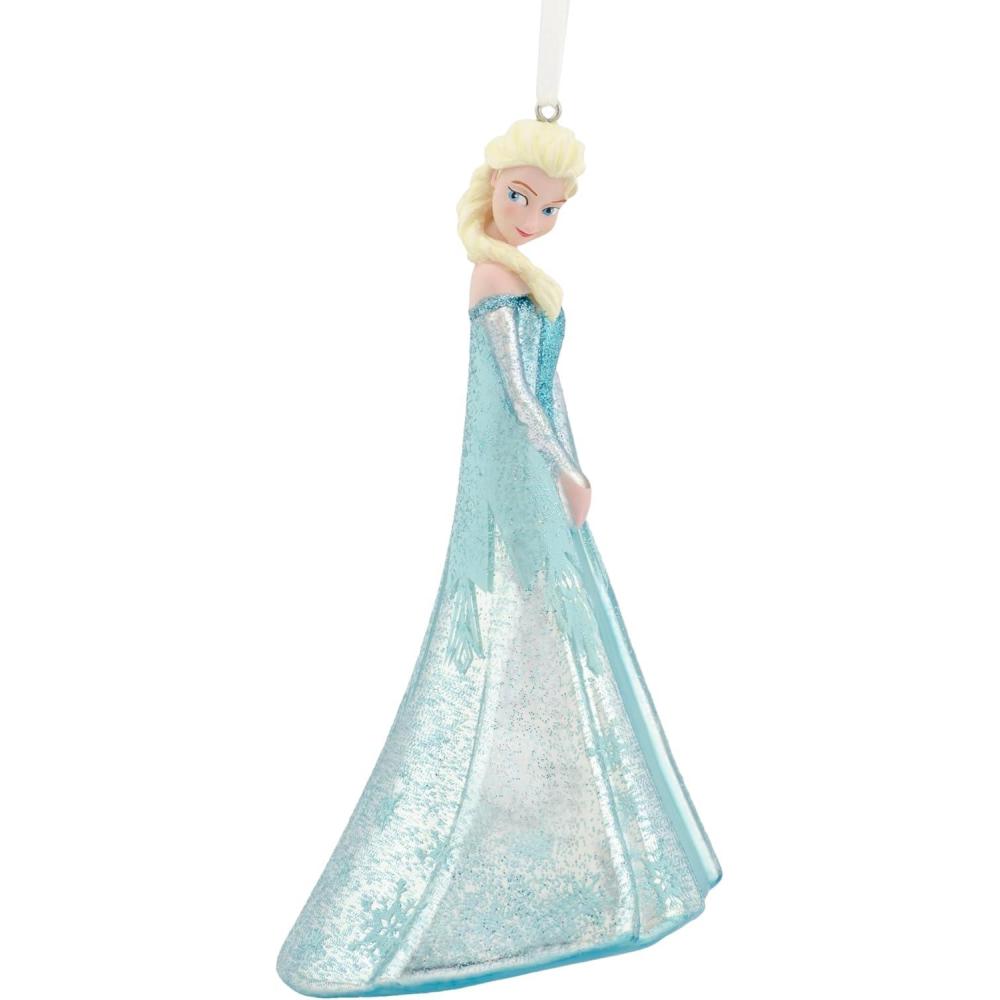 imageHallmark Disney Stitch Santa Hat Blown Glass Christmas OrnamentElsa the Snow Queen