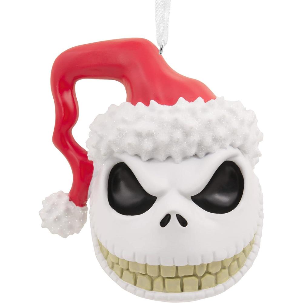 imageHallmark Disney Tim Burtons The Nightmare Before Christmas Jack Skellington Head Christmas OrnamentResinJack Skellington