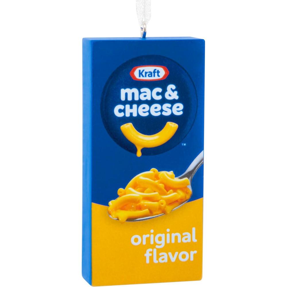 imageHallmark Kraft Mac ampamp Cheese Box Christmas Ornament Food Gifts