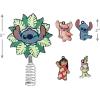 Hallmark Disney Lilo & Stitch Mini Christmas Tree Topper and Ornaments, Set of 5, Gifts for Disney Fans