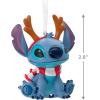 Hallmark Disney Lilo & Stitch Reindeer Stitch Christmas Ornament(Lilo & Stitch with Antlers)