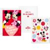 Hallmark Disney Mickey Mouse Valentine’s Day Sticker Card Assortment for Kids (24 Note Cards, Sticker Sheets and Envelopes)(Mickey Mouse Valentine’s Day)