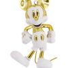 Hallmark Disney Mickey Mouse White and Gold Christmas Ornament, Ceramic, Gifts for Disney Fans