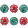 Hallmark Disney Mickey Mouse and Disney Minnie Mouse Christmas Ornaments, Tin Ball, Set of 12