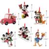 Hallmark Disney Mickey Mouse and Friends Christmas Ornaments, Set of 6