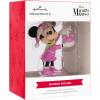 Hallmark Disney Minnie Mouse on Snow Tube Christmas Ornament(Minnie Holding Ornament)