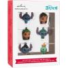 Hallmark Disney Princess Miniature Christmas Ornaments, Set of 6(Lilo and Stitch Mini)