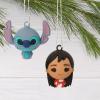 Hallmark Disney Princess Miniature Christmas Ornaments, Set of 6(Lilo and Stitch Mini)