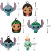 Hallmark Disney Princess Miniature Christmas Ornaments, Set of 6(Lilo and Stitch Mini)