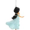 Hallmark Disney Princess Ne’Qwa Art Cinderella Christmas Ornament, Hand-Painted Glass(Princess Jasmine)