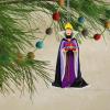 Hallmark Disney Princess Ne’Qwa Art Cinderella Christmas Ornament, Hand-Painted Glass(Snow White Evil Queen)