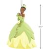 Hallmark Disney Princess Ne’Qwa Art Cinderella Christmas Ornament, Hand-Painted Glass(Tiana With Frog Prince Naveen)