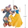 Hallmark Disney Princess Snow White with Dopey and Sneezy Christmas Ornament