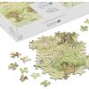 Hallmark Disney Winnie The Pooh 1000-Piece Puzzle (Hundred Acre Wood Map) Gift for Kids, Fans, Collectors, Christmas, Easter Baskets