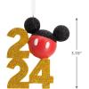 Hallmark Keepsake Disney Christmas Ornament (Mickey Mouse Icon 2024)(Mickey 2024)