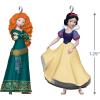 Hallmark Keepsake Disney Princess 1.25′ Miniature Christmas Ornament 2023, Aladdin Jasmine Mini(Merida and Snow White)
