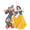 Hallmark Disney Princess Snow White with Dopey and Sneezy Christmas Ornament