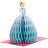 Hallmark Paper Wonder Disney Princess Pop Up Birthday Card (Honeycomb Cinderella) for Birthdays, Encouragement, All Occasions(Light Blue)