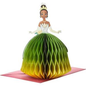 Hallmark Paper Wonder Disney Princess Pop Up Birthday Card (Honeycomb Cinderella) for Birthdays, Encouragement, All Occasions(Green)