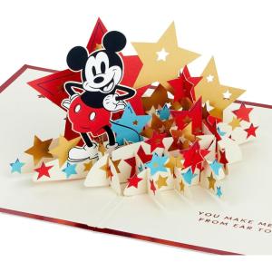 Hallmark Signature Paper Wonder Pop Up Birthday Card, Thank You Card, Encouragement Card (Mickey Mouse)
